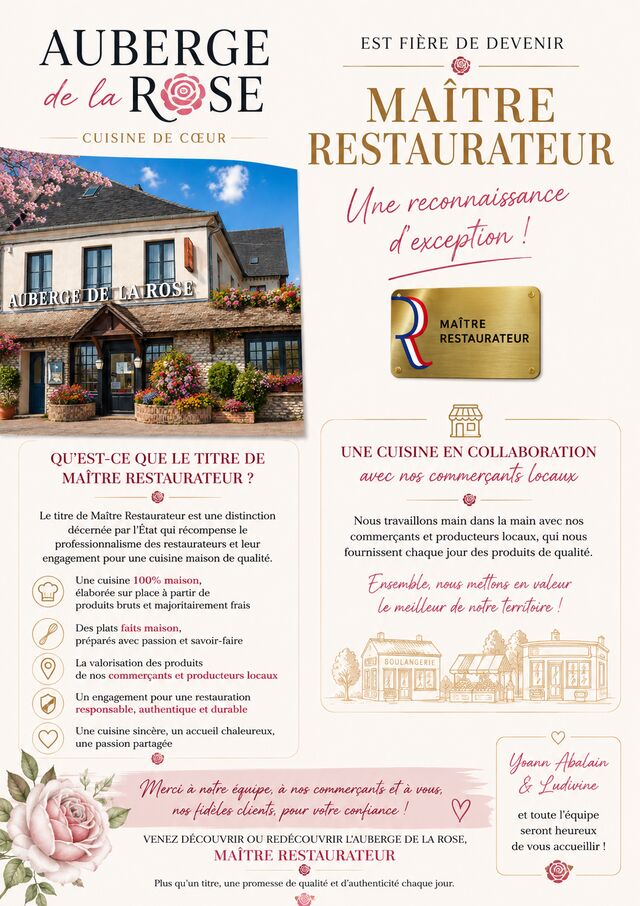 Maitre restaurateur 
