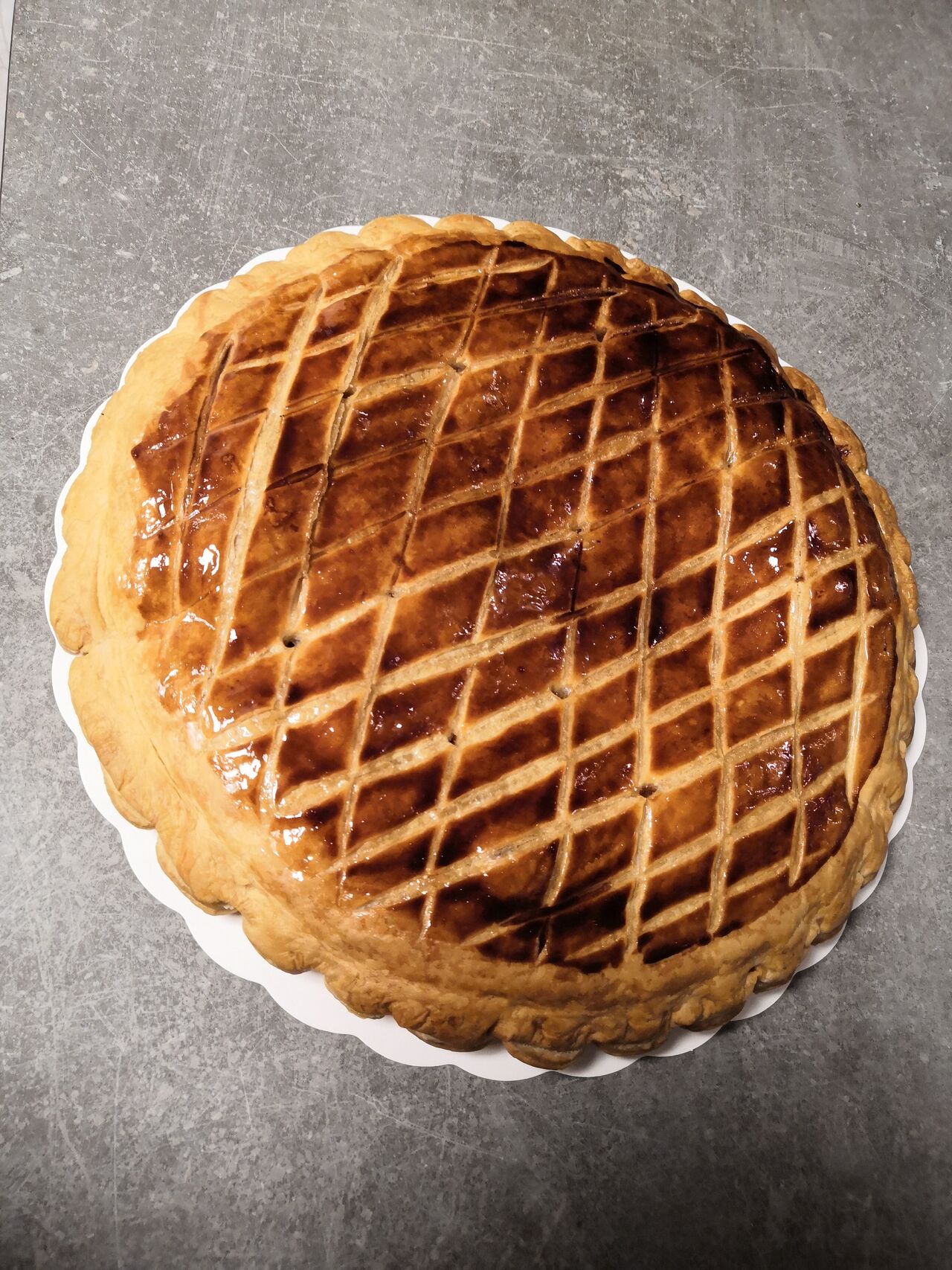 Galette pommes et noisette