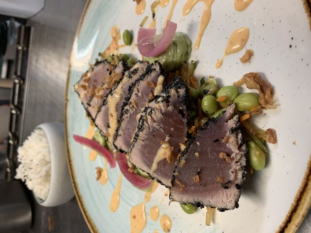 Tataki de thon rouge frais