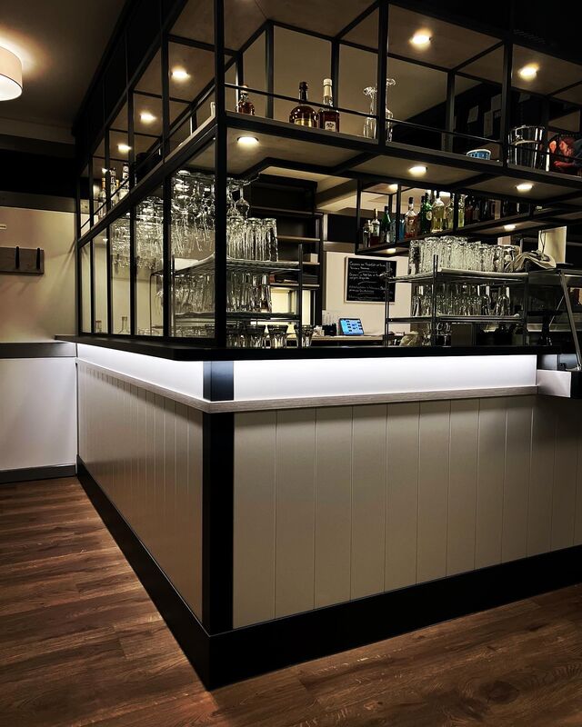 Unser Tresen, dort werden die leckeren Getränke für euch zubereiten 