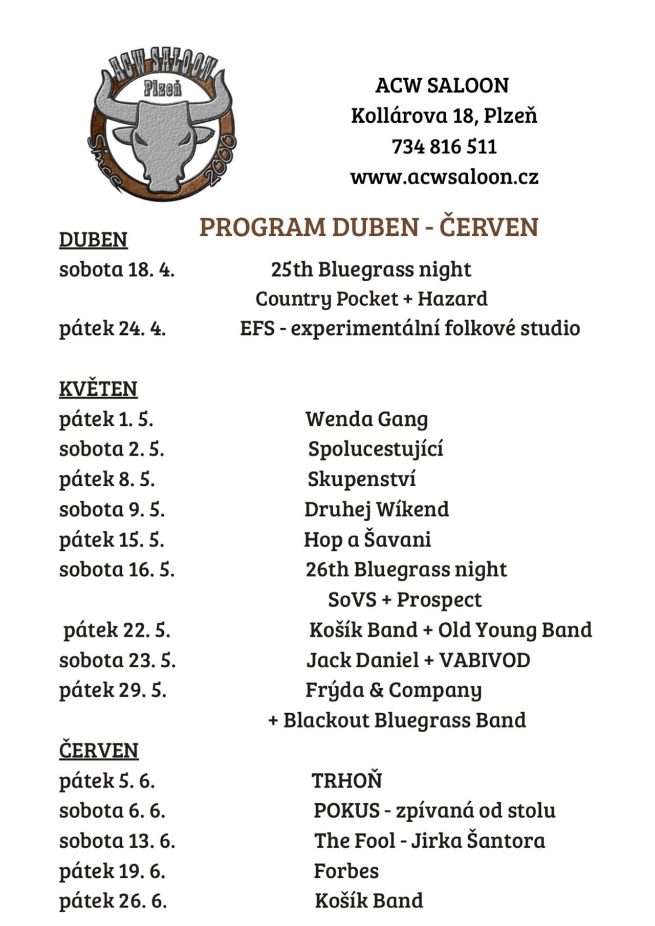 PROGRAM DUBEN - ČERVEN