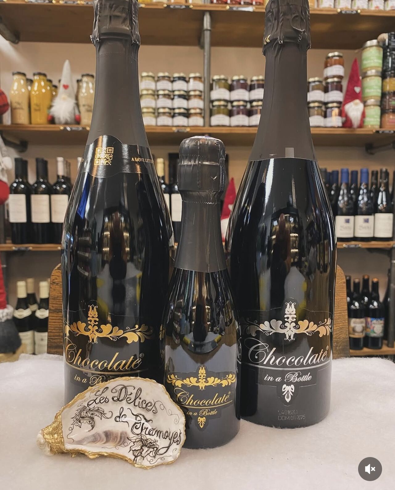 chocolate in the bottle: champage au chocolat! A découvrir!