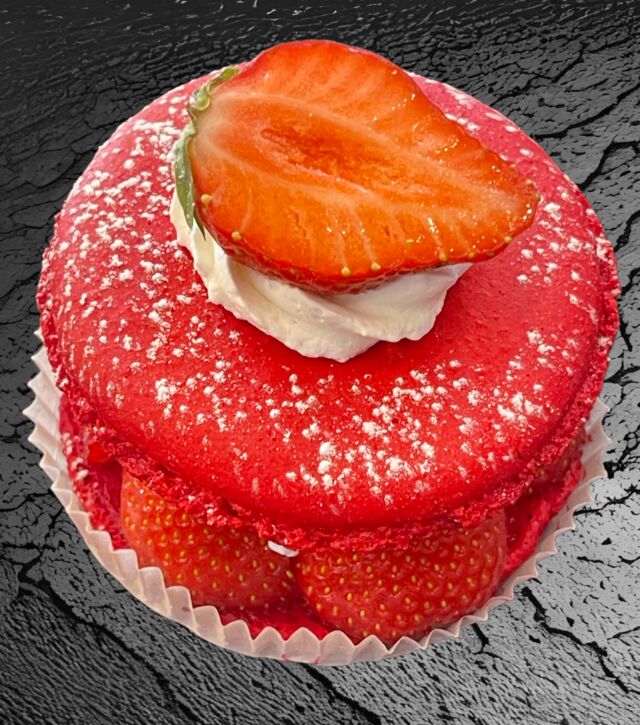 Macaron à la Fraise 