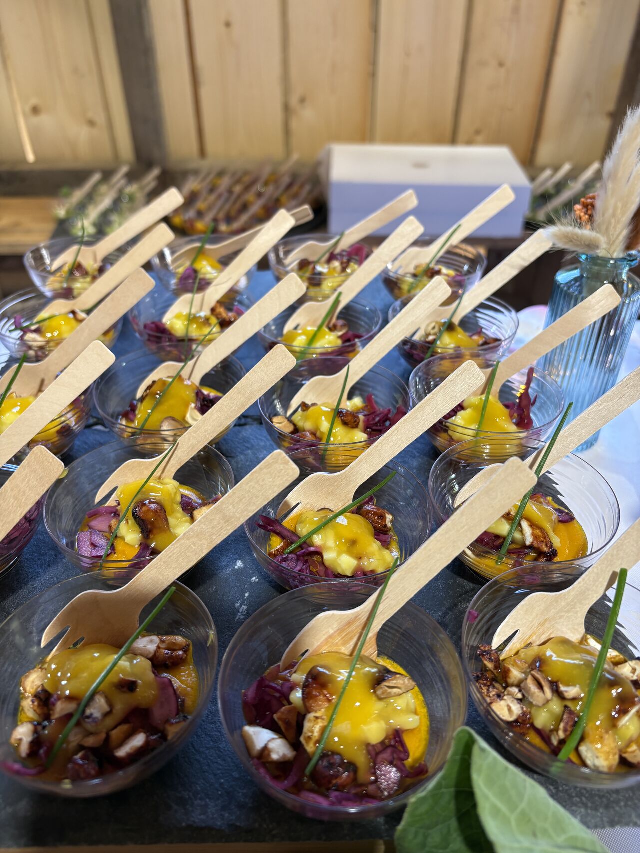 Verrine salade colorée 