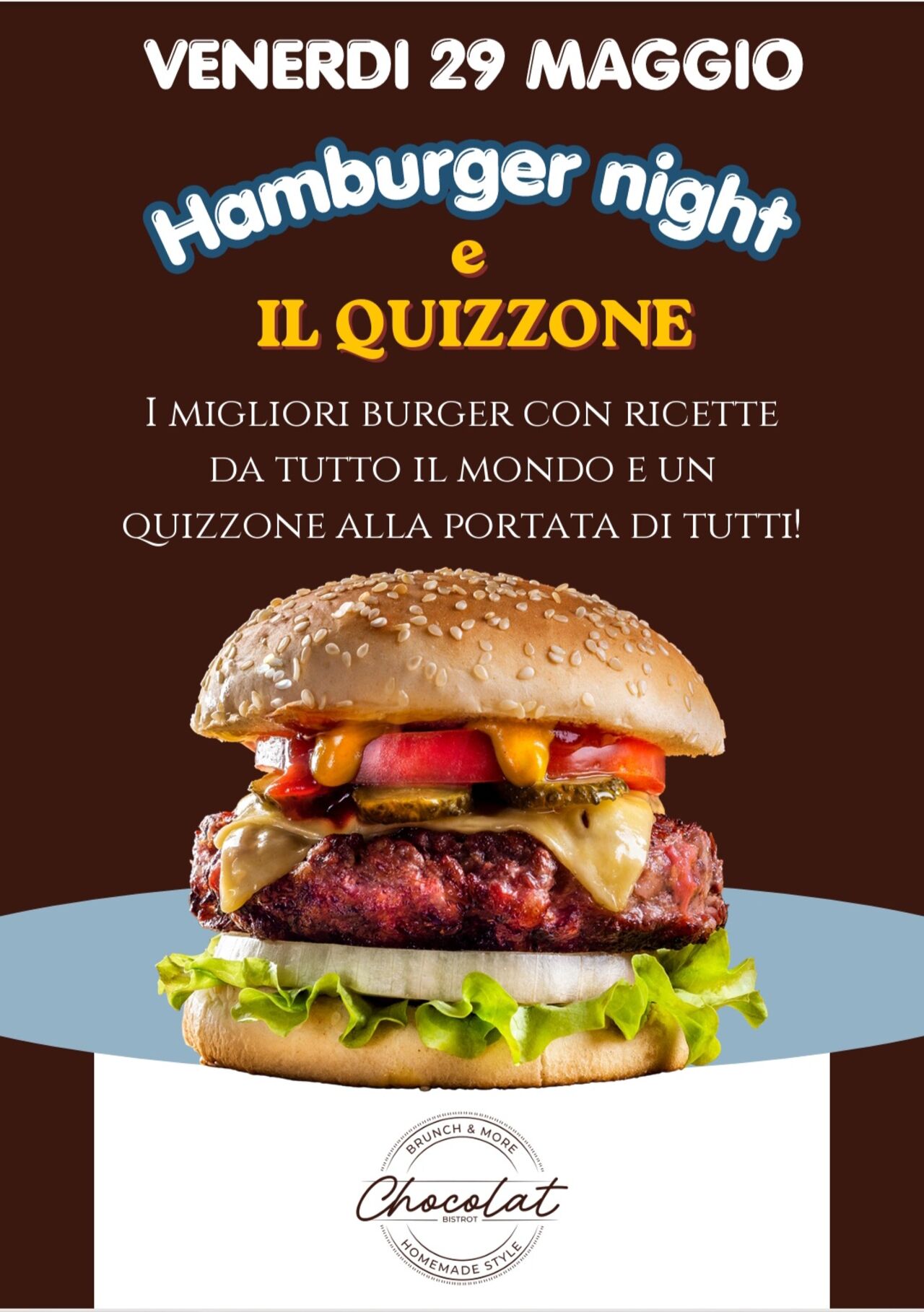 HAMBURGHER NIGHT E QUIZZONE