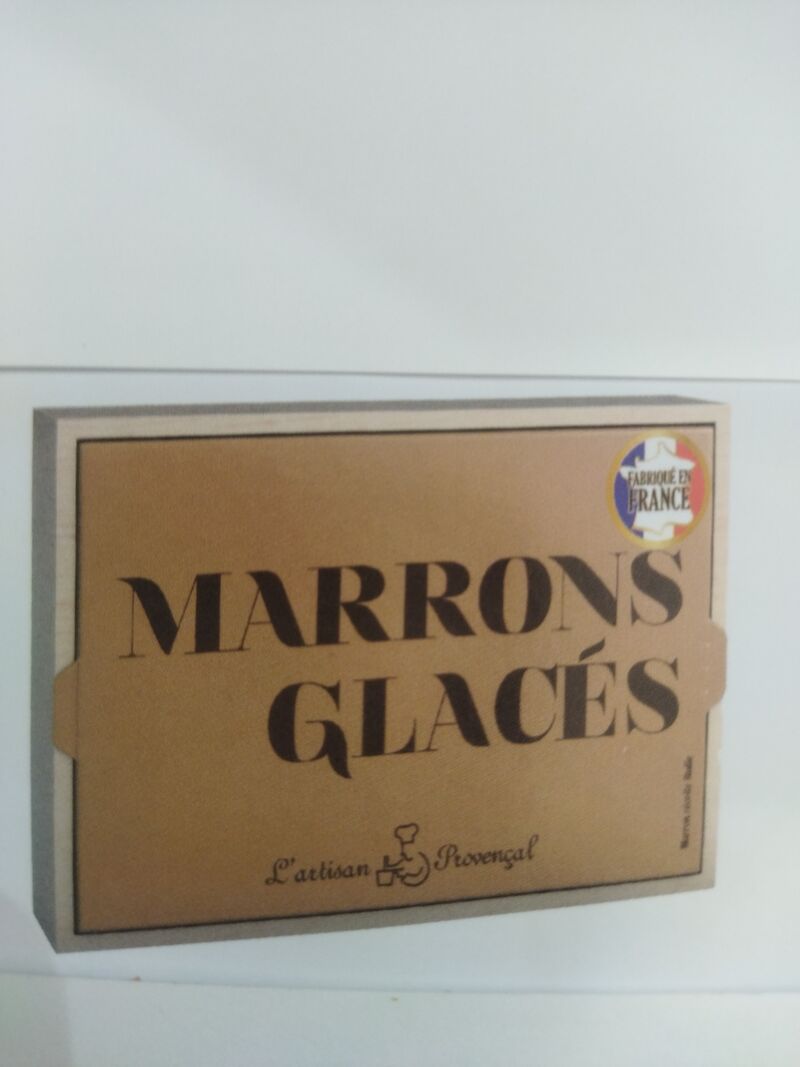 Marrons glacés 3 à 19.02€les 160gr