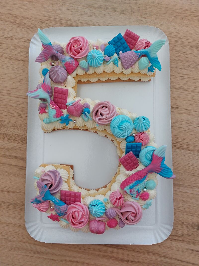 number cake sirène