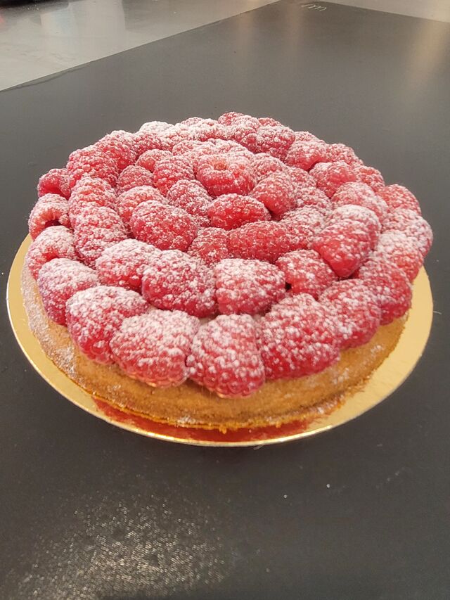LA TARTE FRAMBOISES 6 personnes
