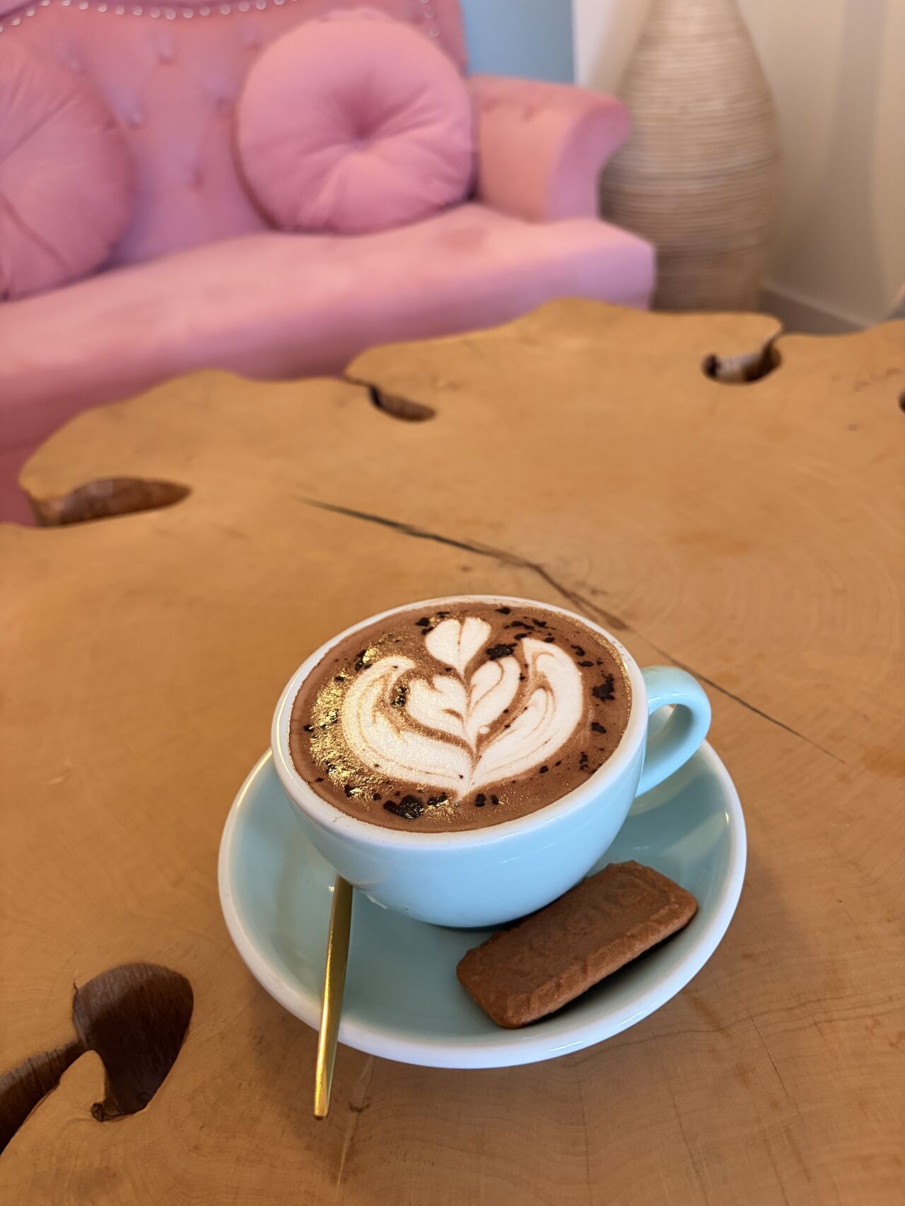 Chocolat chaud avec du vrai chocolat fondu
