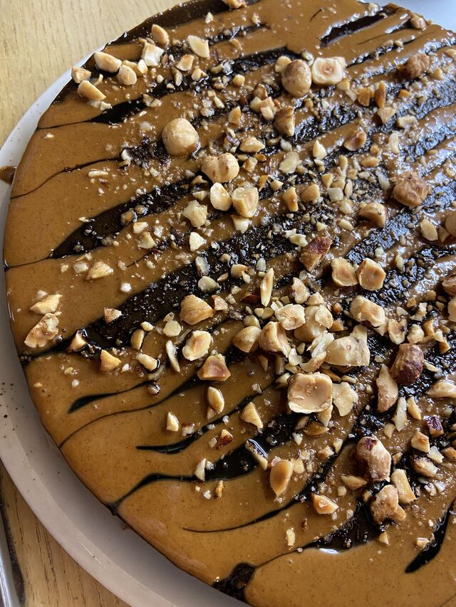 Semifreddo con crema al caffè d’orzo e nocciola (vegano)