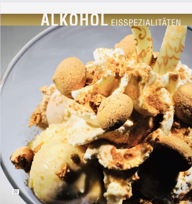 Alkohol Eisbecher 