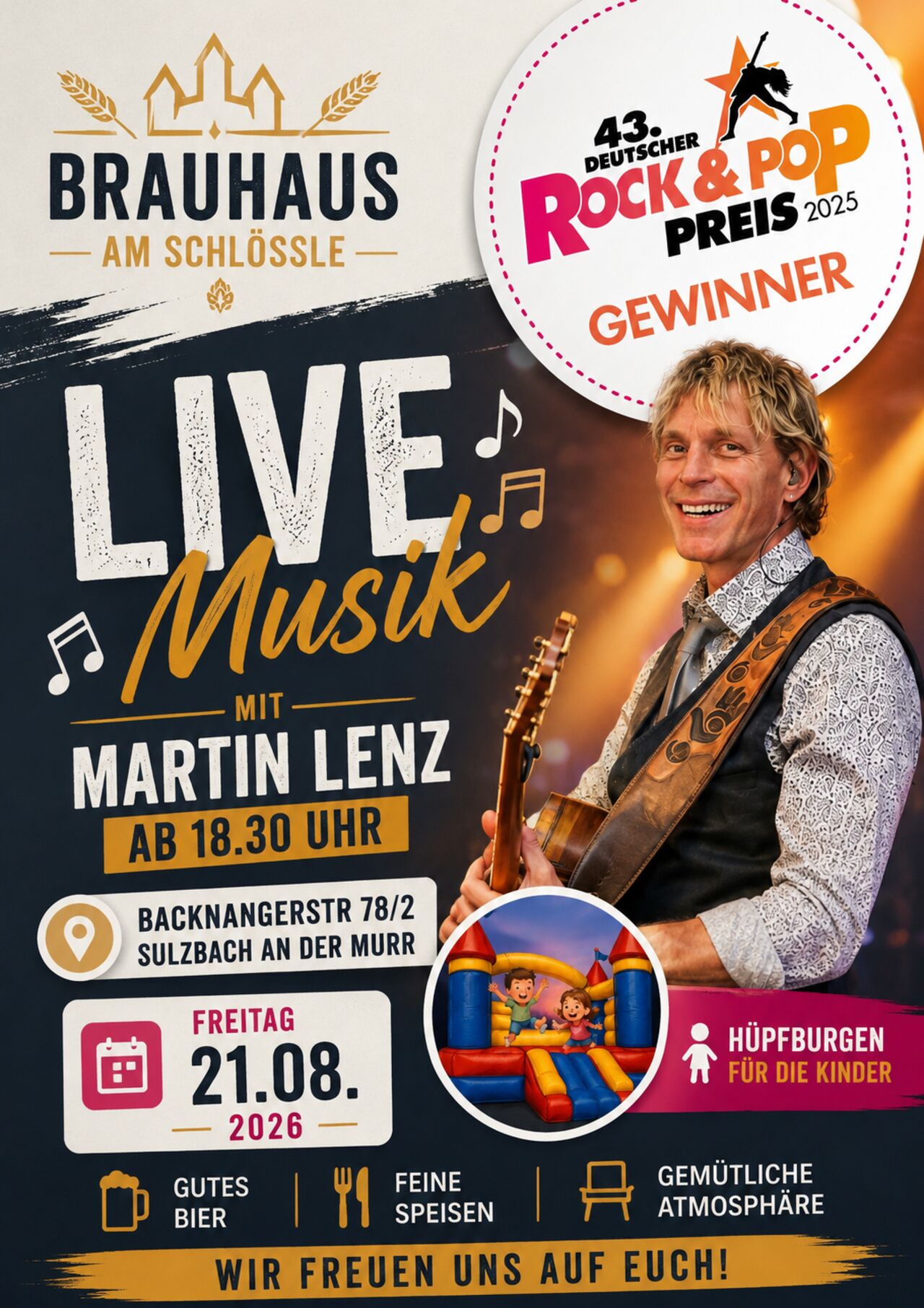 Livemusik mit Martin Lenz