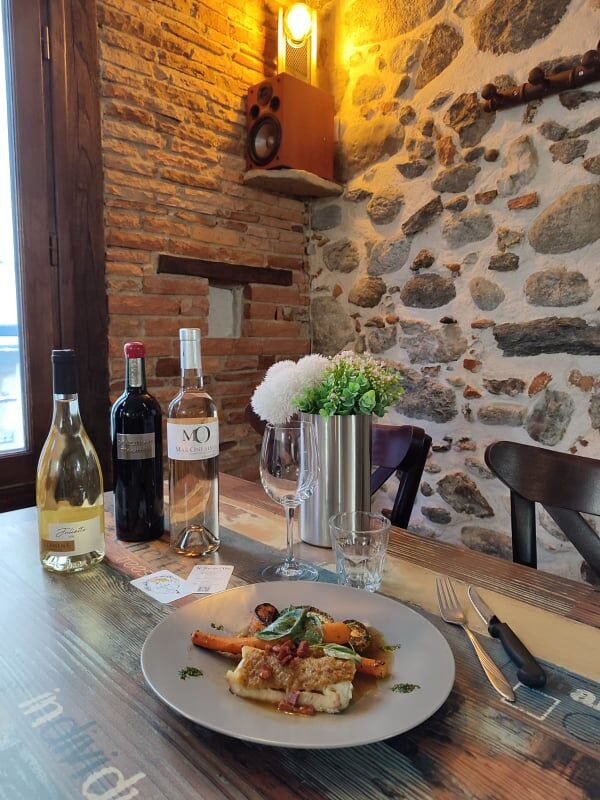 Dos de Cabillaud en Croûte de chorizo dans son jardin