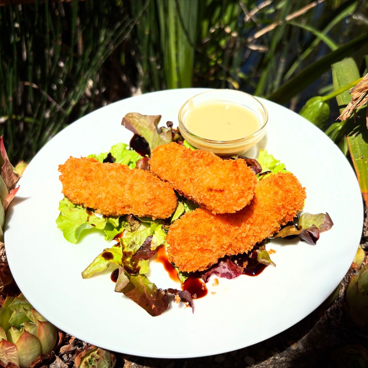 Gambas & sauce citron yuzu