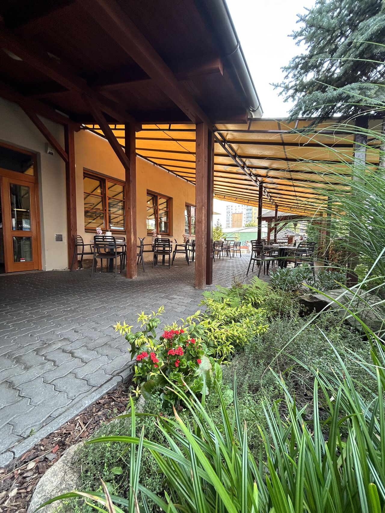 Prostory zastřešené zahrádky