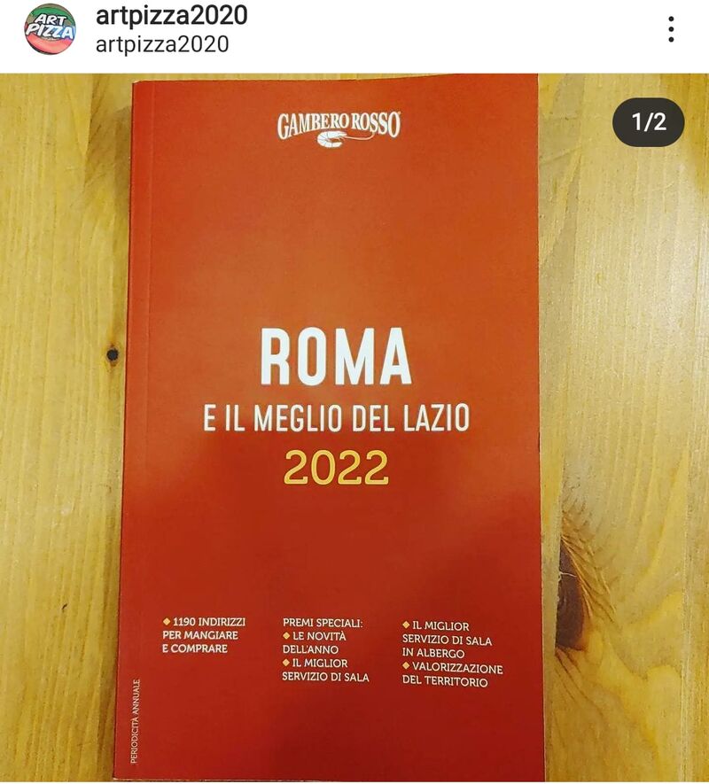 Una nostra soddisfazione: rientrare nelle pizzerie consigliate dal Gambero Rosso 2022
