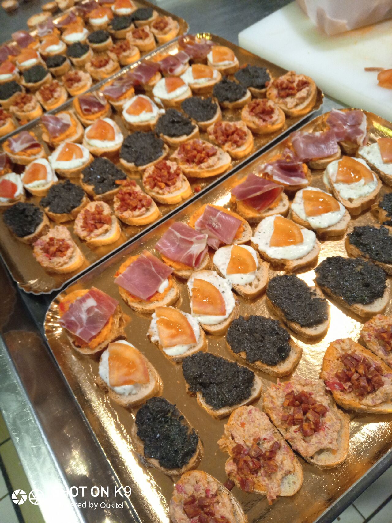 plateau de toast sur commande 