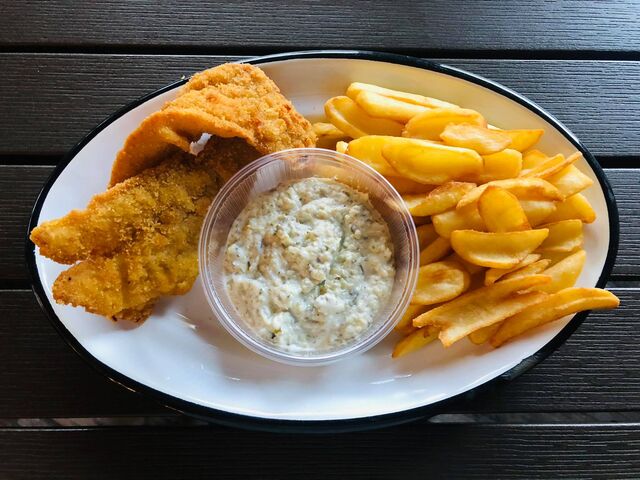 Egyik kedvenc az étlapról a Fish&Chips