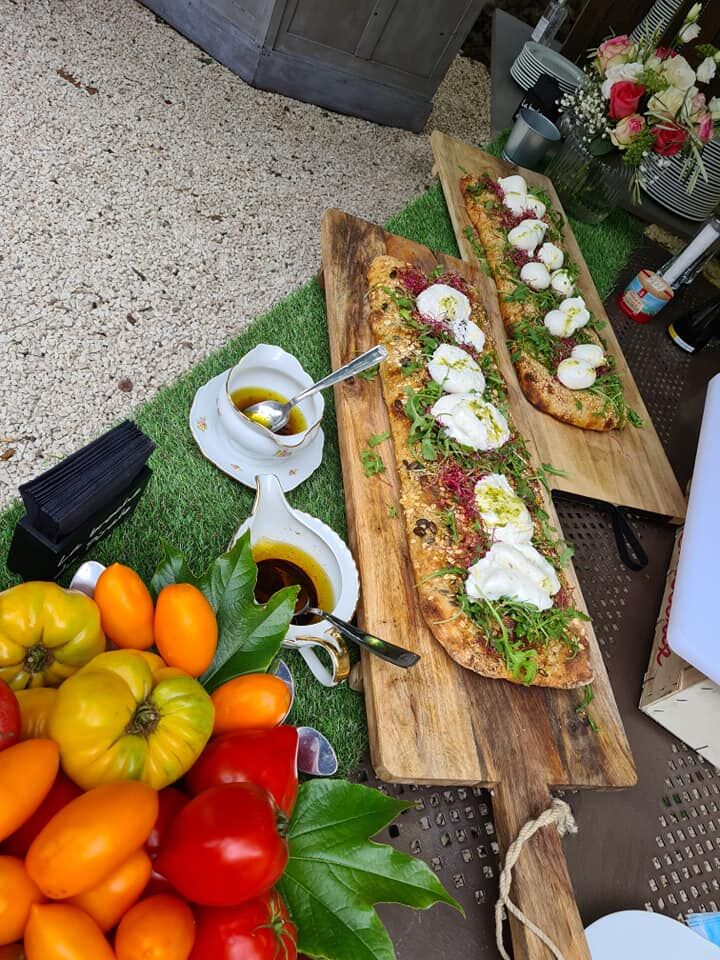 Focaccia & Burrata nature et fumée