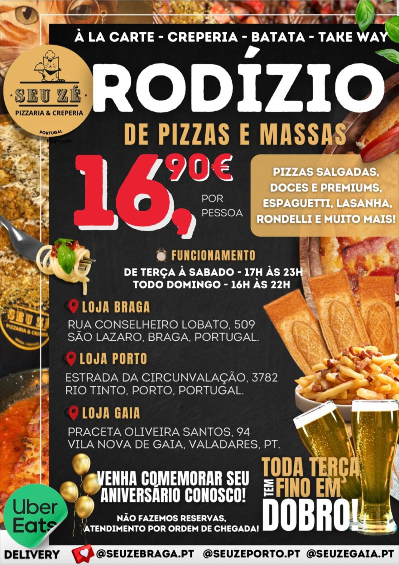 Estamos Perto de Si! 🍕