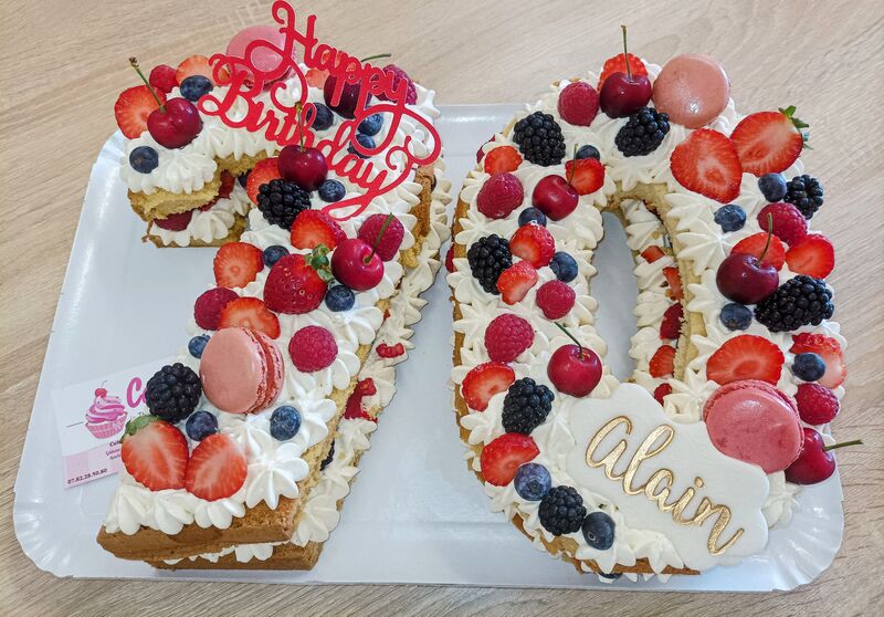 Number cake 70