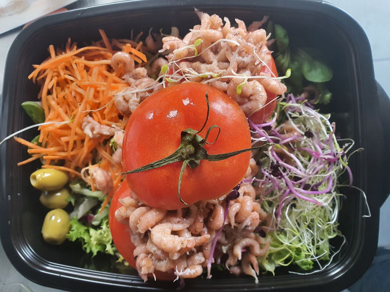 Tomaten garnalen