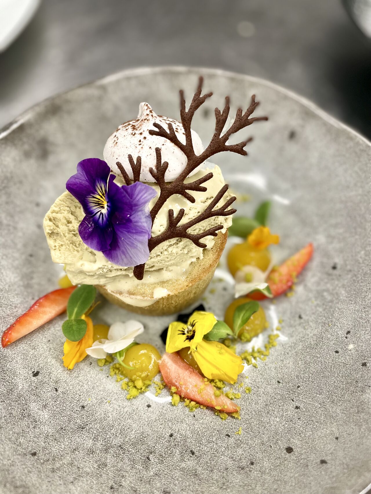 Le moelleux pistache 