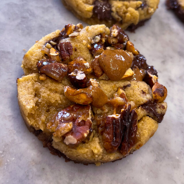 Cookie Chocolat noir - Praliné pécan 