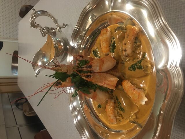 Cannellonis (Feuilles de blettes et pignons de pin aux langoustines de la Cotiniere