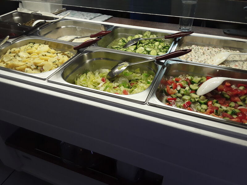 Der Salat ist für Sie immer frisch zubereitet!