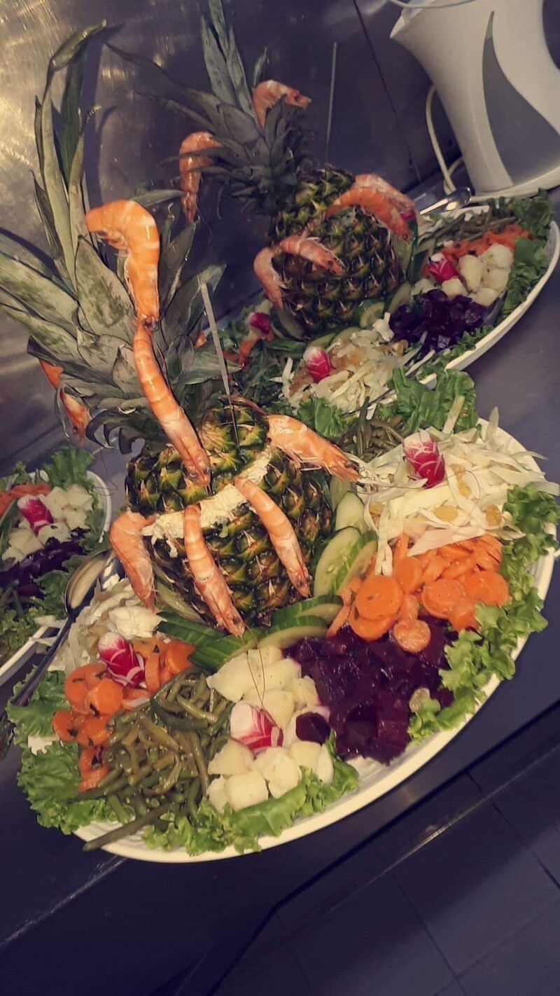 Salade composée aux légumes cuits 