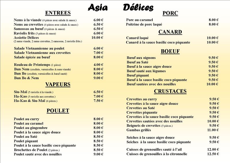 Menu page 2