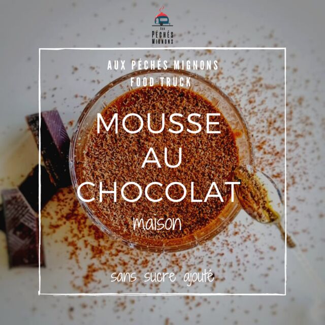 Mousse au chocolat maison sans sucre ajouté