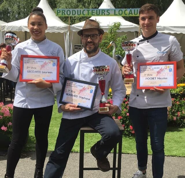 Premières places au concours du meilleur croissant au beurre d'Essonne !
(juin 2019)