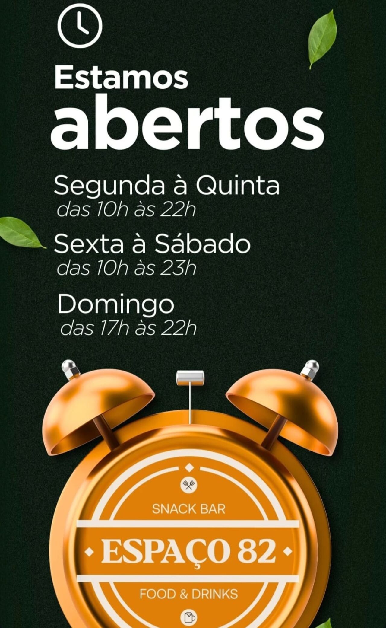 Consulte o nosso horário de funcionamento!
