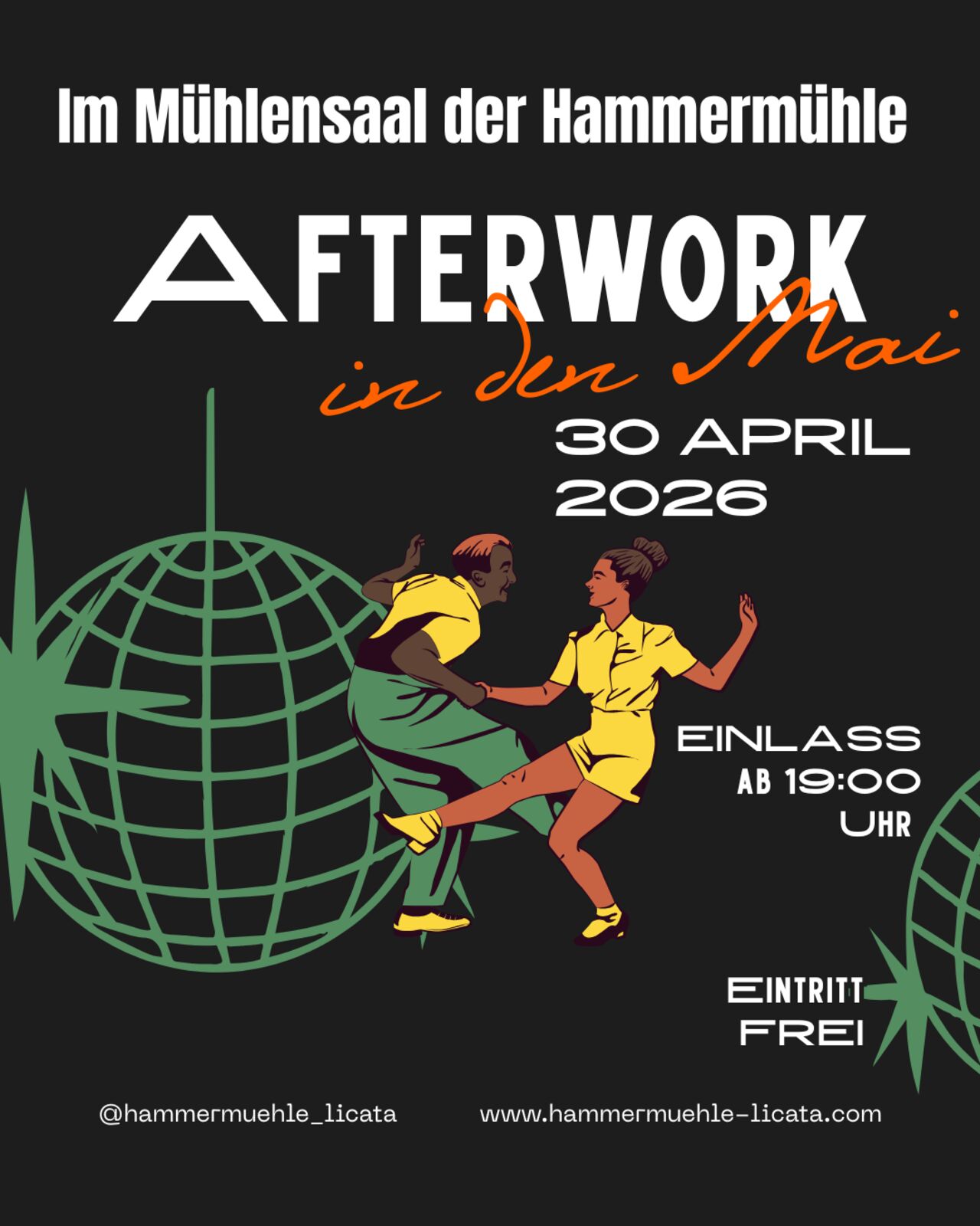 AFTERWORK in der Mühle 🖤🔥