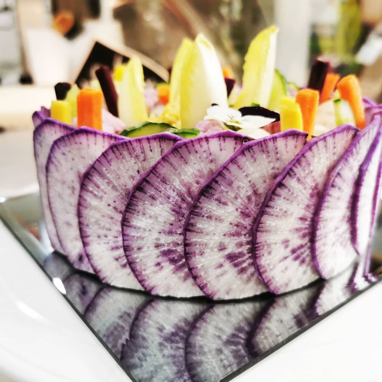 La Jardinière de légumes
Spécificité ici : le radis blue meat