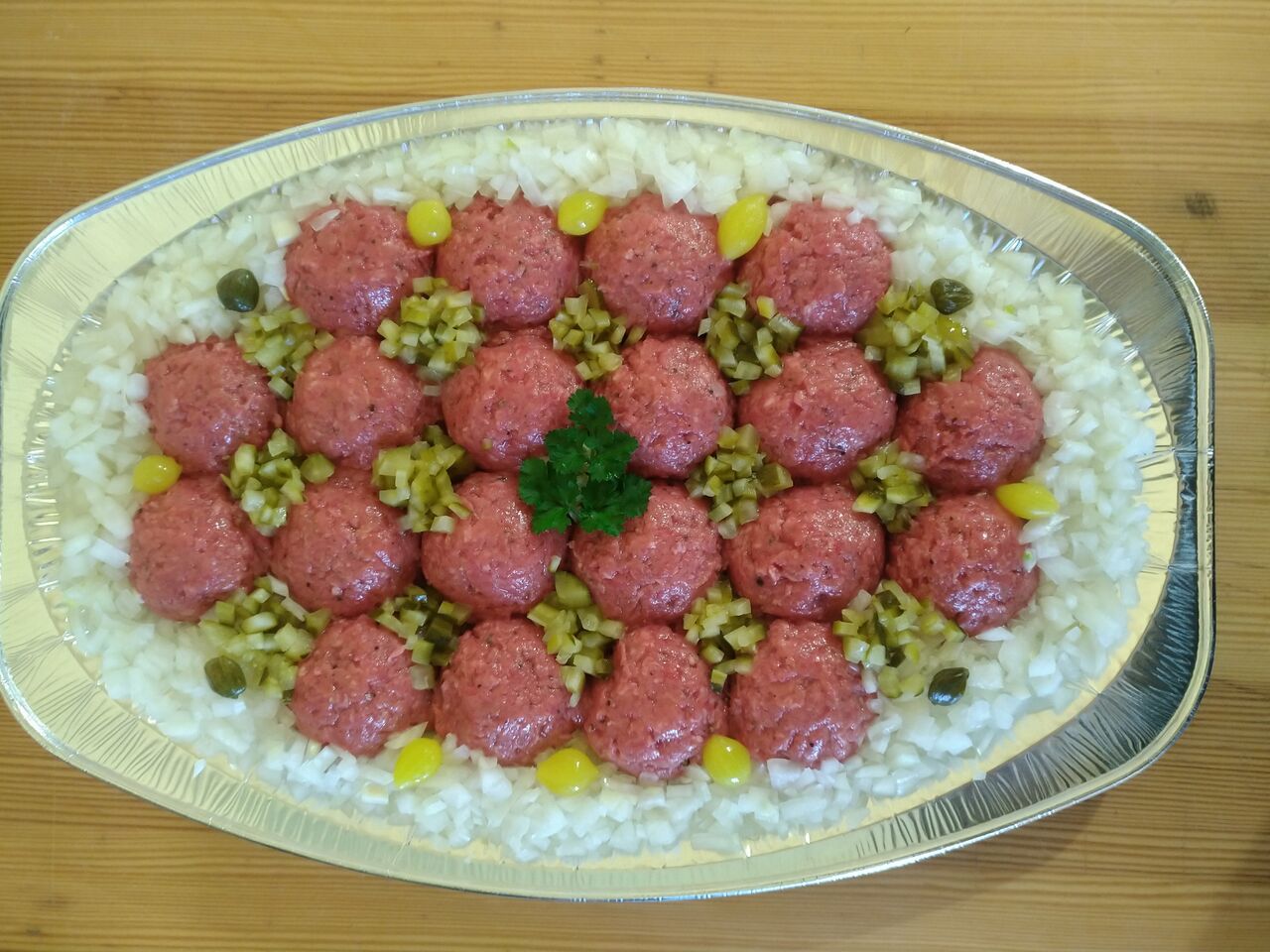 Tatar z polędwicy wołowej