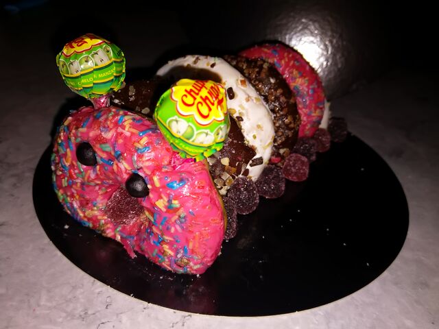 DONUTRUPS OP BESTELLING
LEUK VERJAARDAGSIDEETJE 