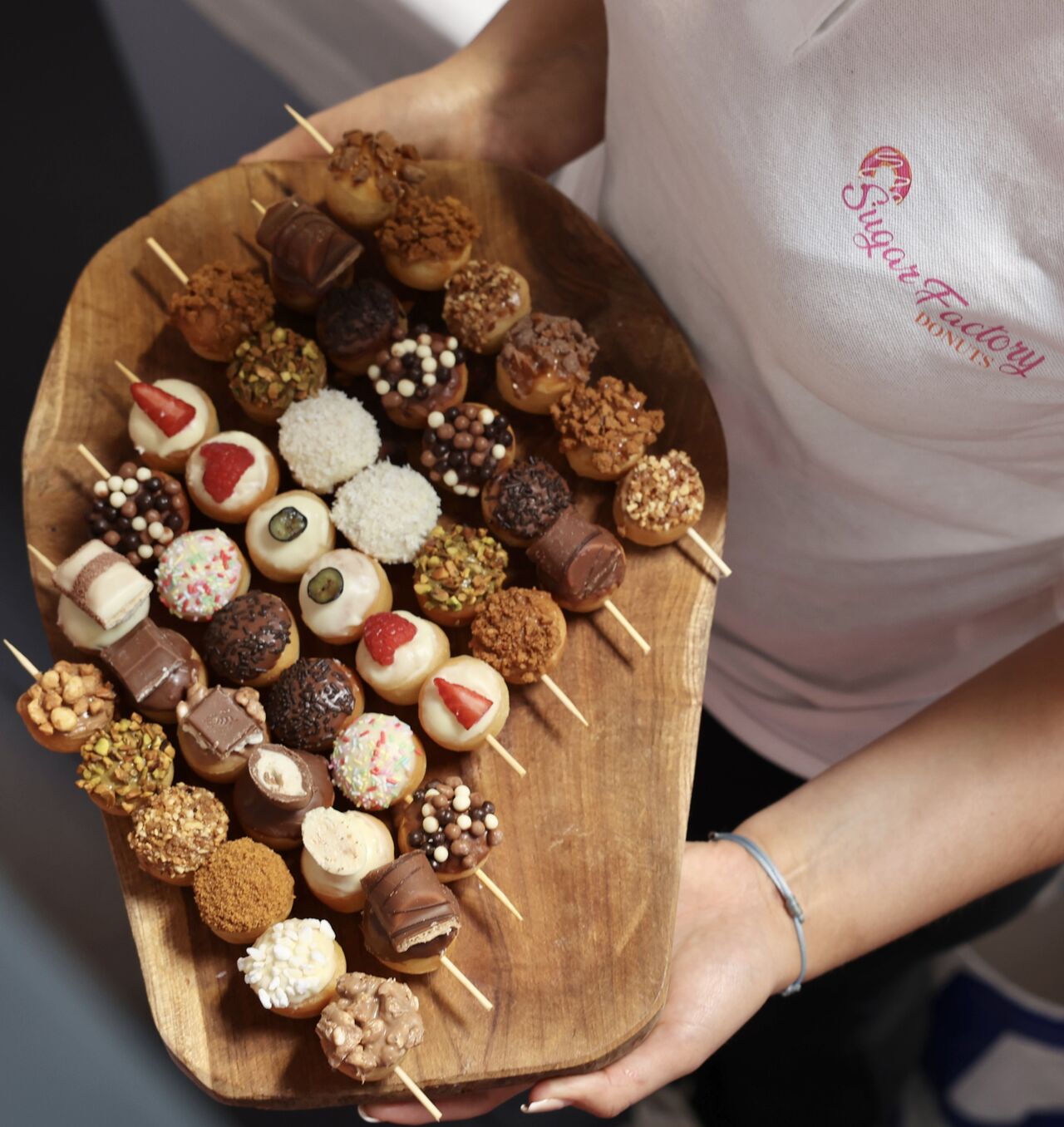 brochettes de donuts