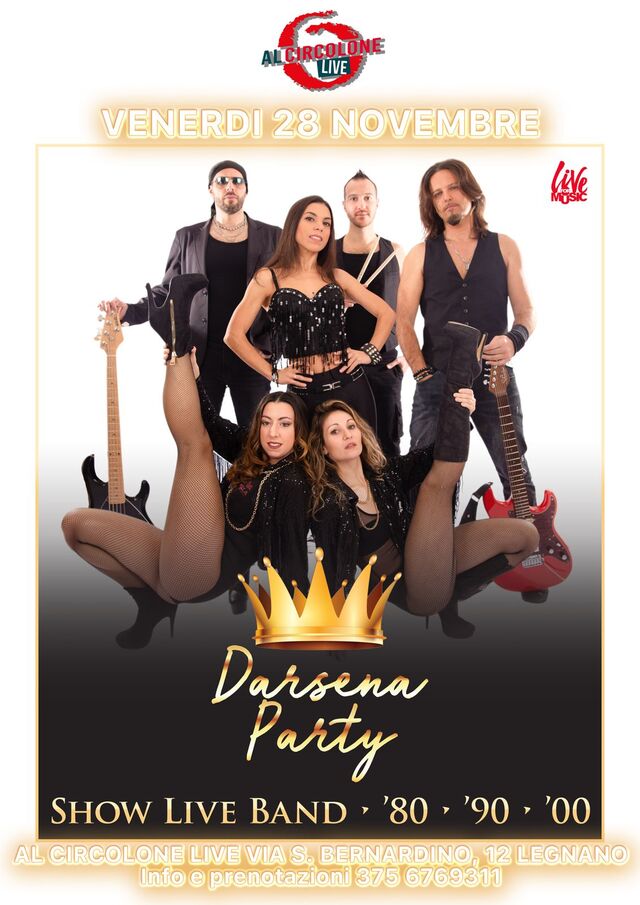 Venerdi 28 novembre Darsena Party