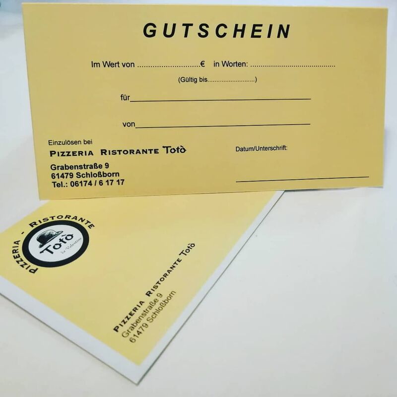 Bei uns gibt es auch Gutscheine!