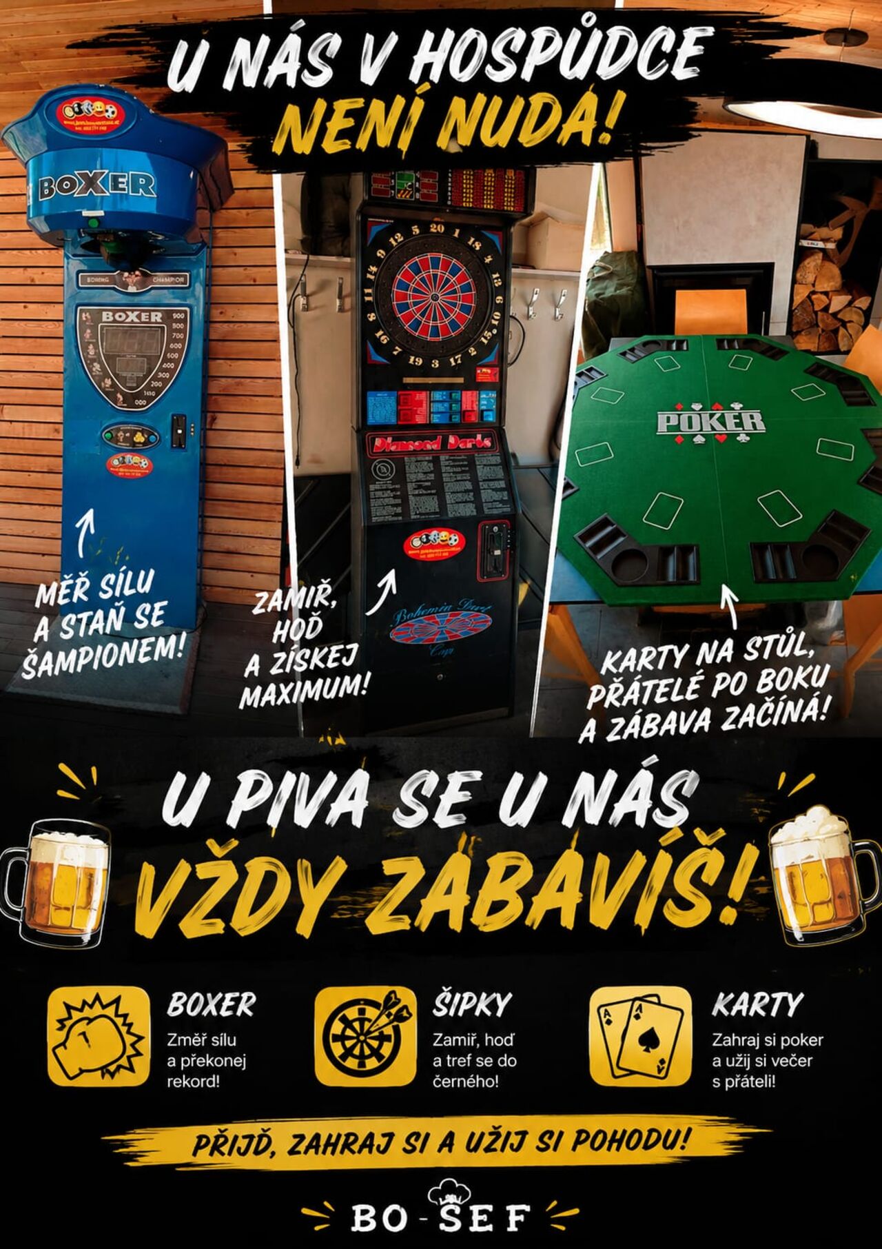 U nás nuda nebude.