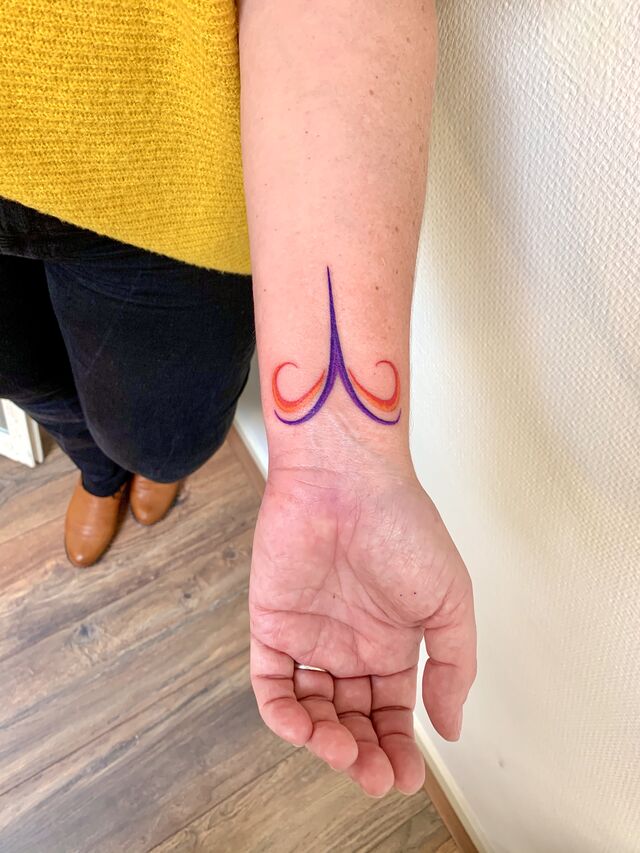 Symbool in kleuren - voor Fenne