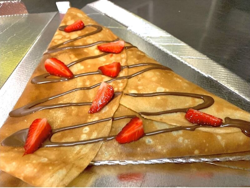 Crêpe nutella fraise