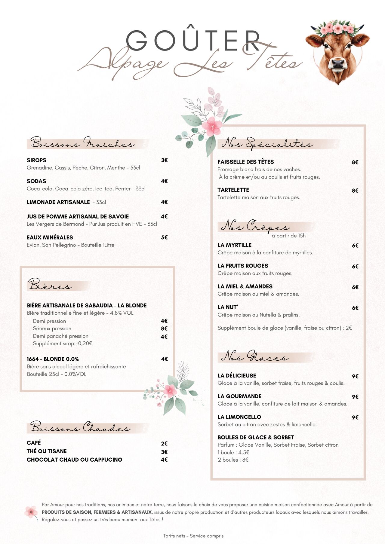 Gouter Alpage Les Tetes - Megeve