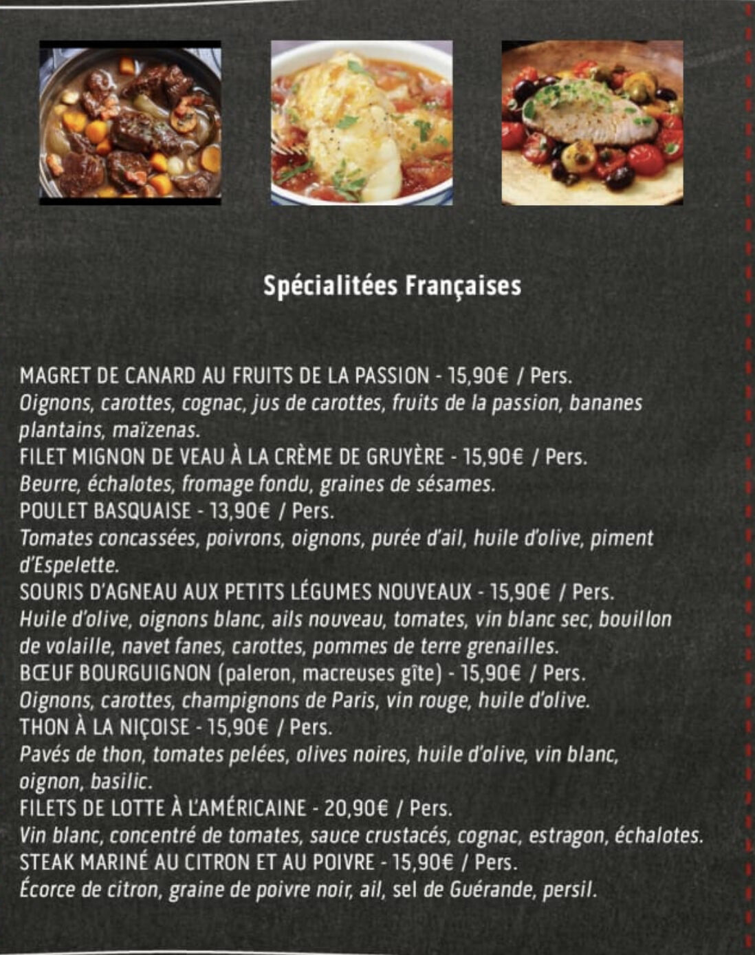 Spécialité Française