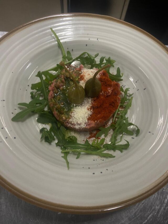 Tartare de Bœuf au couteau italien 