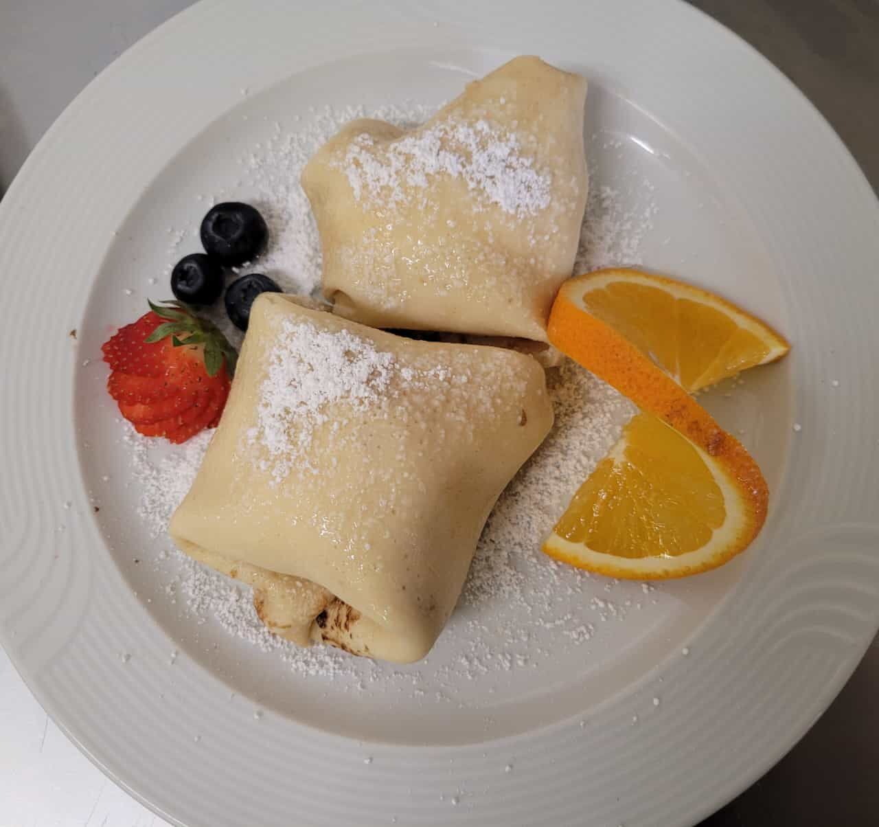 Palatschinken mit Eis 