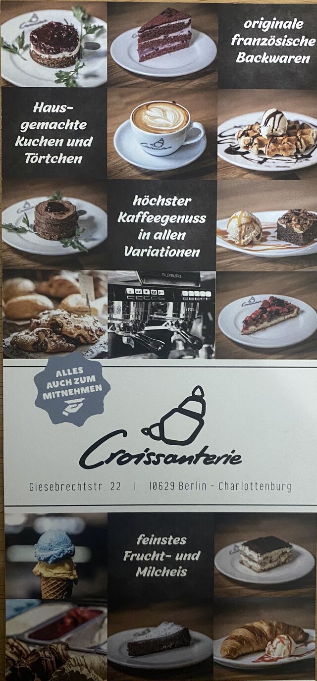 Croissanterie am Brunnen in Giesebrechtstr.22
10629 Berlin 